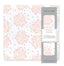 SwaddleDesigns - Pink Heavenly Floral Muslin Swaddle Blanket, Premium Cotton