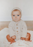 Mali Wear - Baby Girl Knit Sweater Cardigan Top buttoned dressy Olesya: 0-3m / Mauve