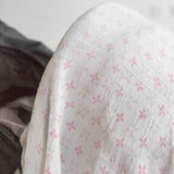 SwaddleDesigns - Muslin Swaddle Blankets (Set of 3), Pink Springfield
