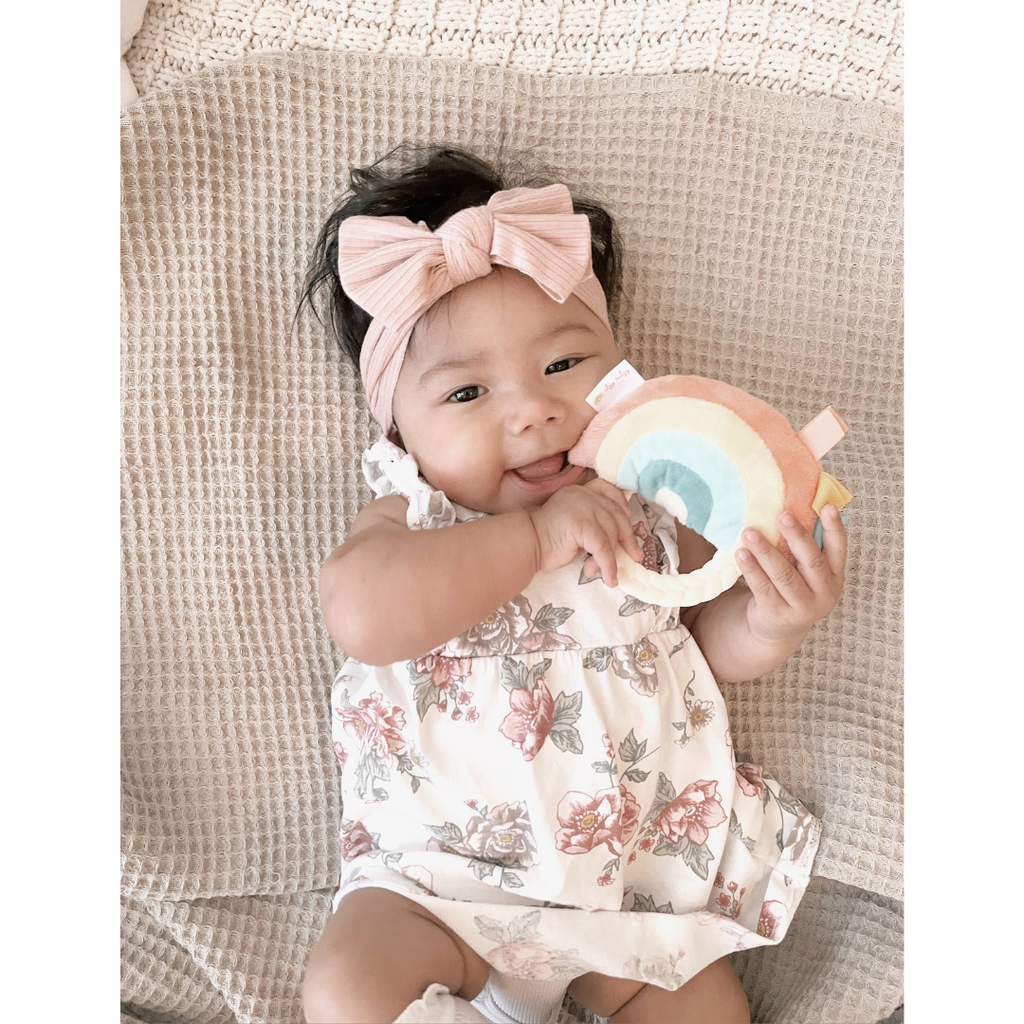 Itzy Ritzy - Ritzy Rattle Pal™ Plush Rattle Pal with Teether: Sloth