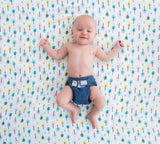SwaddleDesigns - Giraffe & Friends Marquisette Swaddles Set of 3