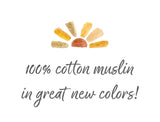 SwaddleDesigns - Denim Muslin Swaddle Blanket, Premium Cotton