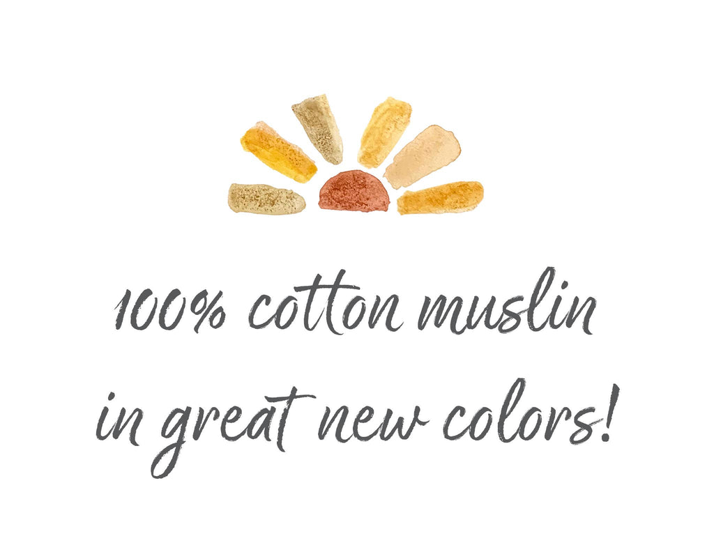 SwaddleDesigns - Muslin Swaddles (Set of 3), Sunny Days Watercolor