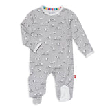 Magnetic Baa Baa Baby Grey Footie