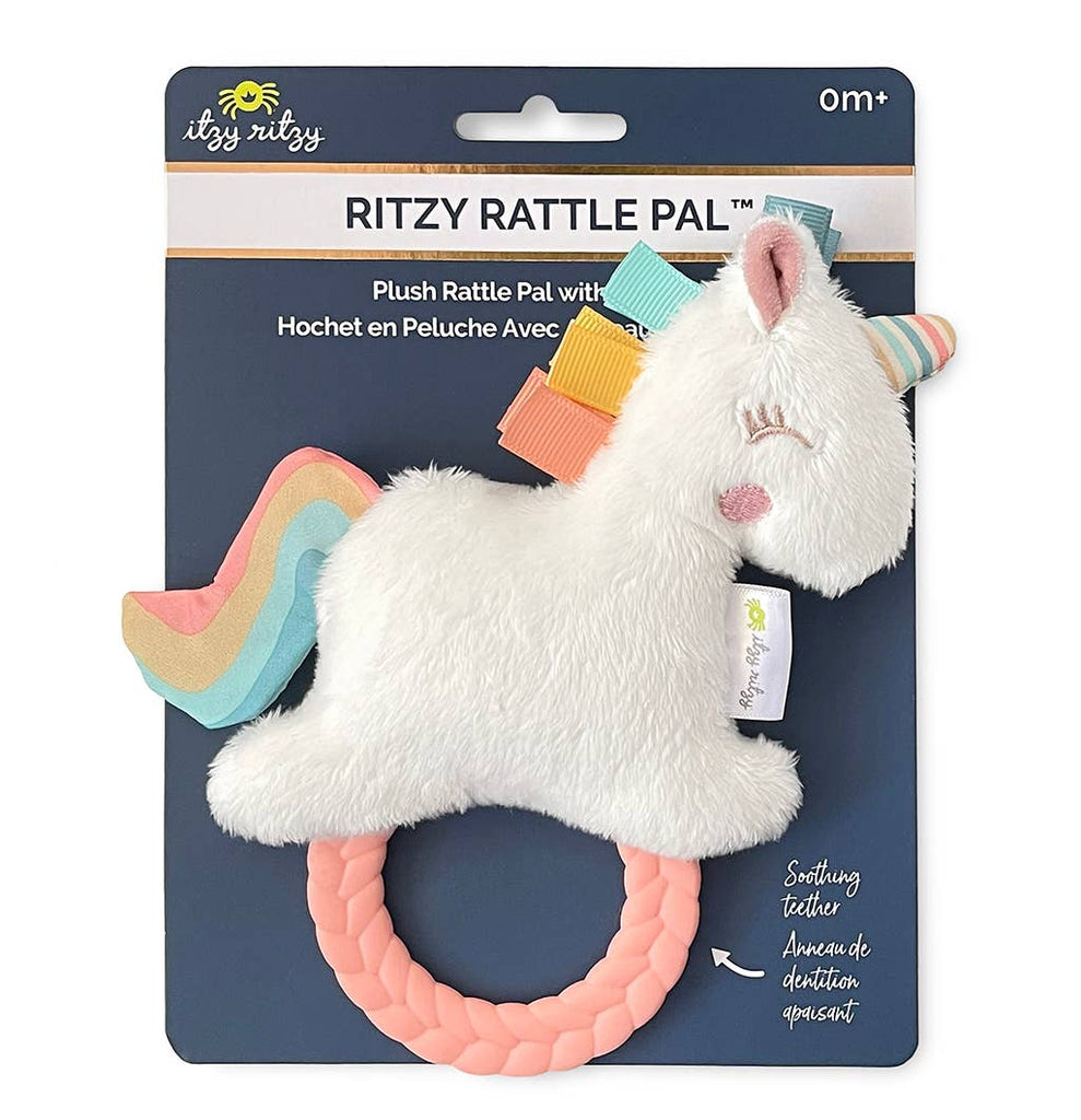 Itzy Ritzy - Ritzy Rattle Pal™ Plush Rattle Pal with Teether: Sloth
