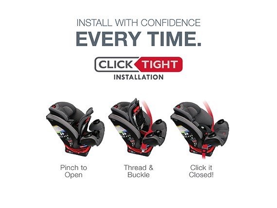 Britax One4Life ClickTight All-in-One Convertible Car Seat Black