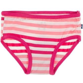 Kickee Girls Underwear Forest Fruit Stripe