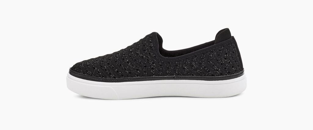 Ugg Caplan Slip-On - Black Metallic Knit