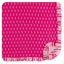 Ruffle Toddler Blanket Prickly Pear Mini Seahorses