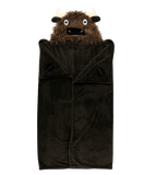 Buffalo Critter Hooded Blanket