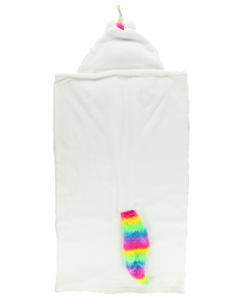 Unicorn Critter Hooded Blanket