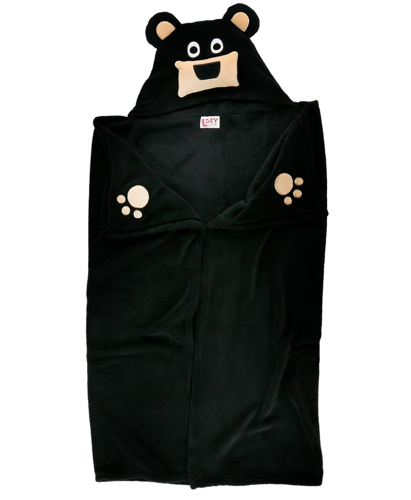 Bear Critter Hooded Blanket