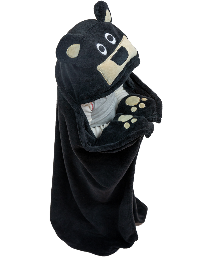 Bear Critter Hooded Blanket