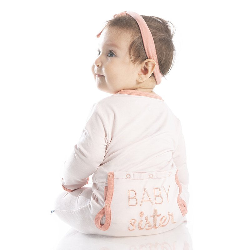 Kickee Baby Sister Coverall Macaroon