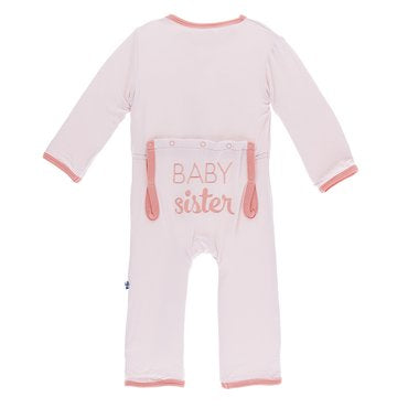 Kickee Baby Sister Coverall Macaroon