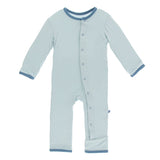 Kickee Baby Brother Coverall Spring Sky