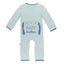 Kickee Baby Brother Coverall Spring Sky