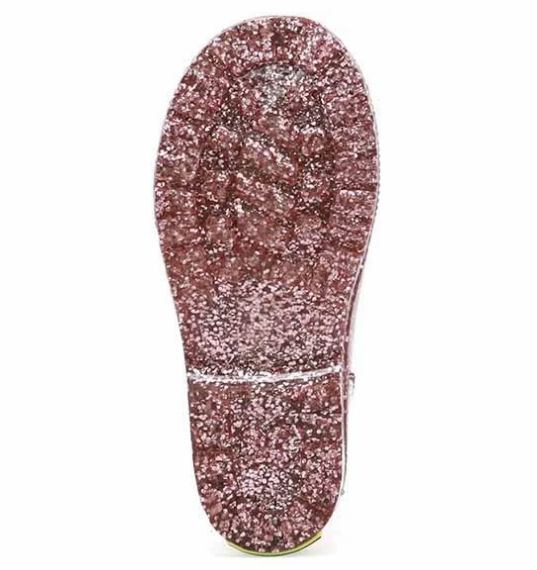 Gold glitter rain boots online