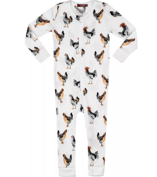 Zipper Pajama Organic Chicken