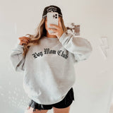 Sweetees Apparel - Boy Mom Club Blackletter Sweatshirt