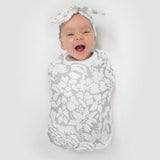 SwaddleDesigns - Lush Sterling Marquisette Swaddle Blanket