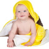 Blooming Bath - Blooming Bath Flower Hooded Towel: Yellow