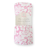 SwaddleDesigns - Lush Pink Marquisette Swaddle Blanket