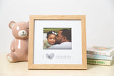 Kate & Milo - I Love Daddy Thumbprint Picture Frame, Nursery Decor