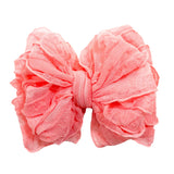 Rockin Royalty - Pink Grapefruit Ruffled Headband