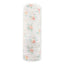 SwaddleDesigns - Peachy Pink Watercolor Floral Muslin Swaddle Blanket