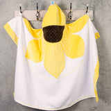 Blooming Bath - Blooming Bath Flower Hooded Towel: Yellow