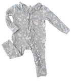 Rockin Royalty - Harlow Ruffle Zip Footie: NB/0-3M