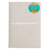 Kate & Milo - Beige Linen Pregnancy Journal, Memory Book