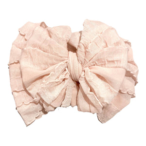 Rockin Royalty - Peachy Keen Ruffled Headband