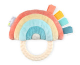 Itzy Ritzy - Ritzy Rattle Pal™ Plush Rattle Pal with Teether: Dino