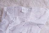 SwaddleDesigns - Muslin Swaddle Blankets (Set of 3), Hedgehog & Bumpkin