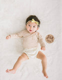 Kate & Milo - Baby Wooden Milestone Markers, Photo Prop, Neutral