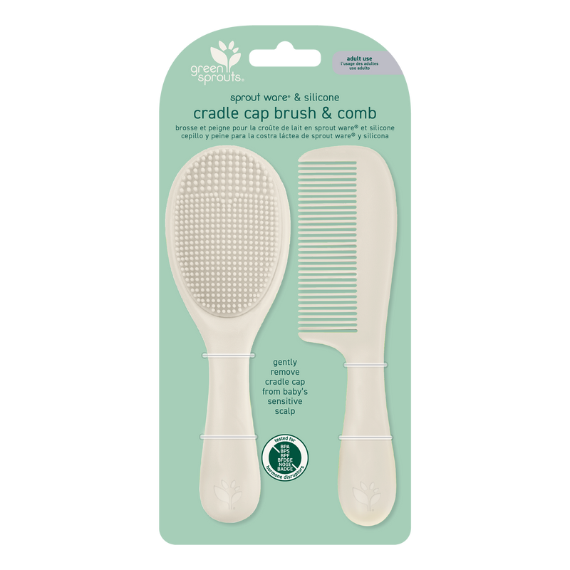 Green Sprouts - Sprout Ware Cradle Cap Brush & Comb