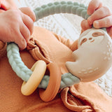 Itzy Ritzy - Ritzy Rattle™ Silicone Teether Rattles: Rainbow