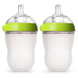 Comotomo - Comotomo Baby Bottle, Double Pack - 8 oz - Green: Green