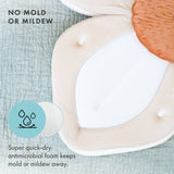 Blooming Bath - NEW Lotus with Button Snaps: Cream/White/Olive