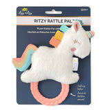Itzy Ritzy - Ritzy Rattle Pal™ Plush Rattle Pal with Teether: Rainbow