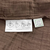 SwaddleDesigns - Fawn Muslin Swaddle Blanket, Premium Cotton