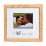 Kate & Milo - I Love Daddy Thumbprint Picture Frame, Nursery Decor