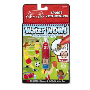Water Wow! Sports Water Reveal Pad On The Go Travel Activity