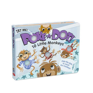 Poke-A-Dot 10 Little Monkeys Board Book