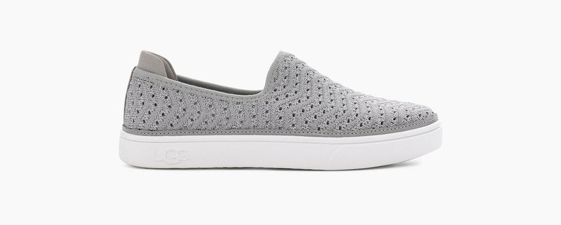 Ugg Caplan Slip-On - Seal Metallic Knit