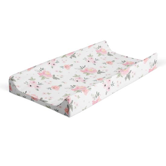 Floral Changing Pad Cover Sheet