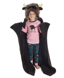 Buffalo Critter Hooded Blanket
