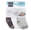 6 Pack Terry Newborn Socks Grey